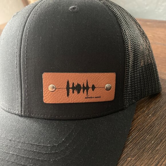 Adventure Awaits Soundwave Black Snapback Trucker Hat - Picture 3 of 4